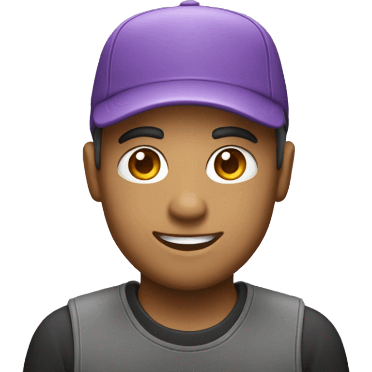 mechanic purple cap emoji