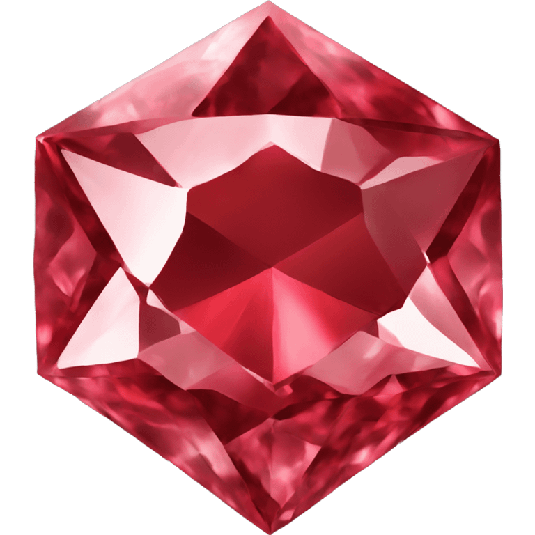 Blood red diamond  emoji