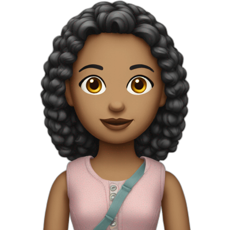 young lady Doll emoji