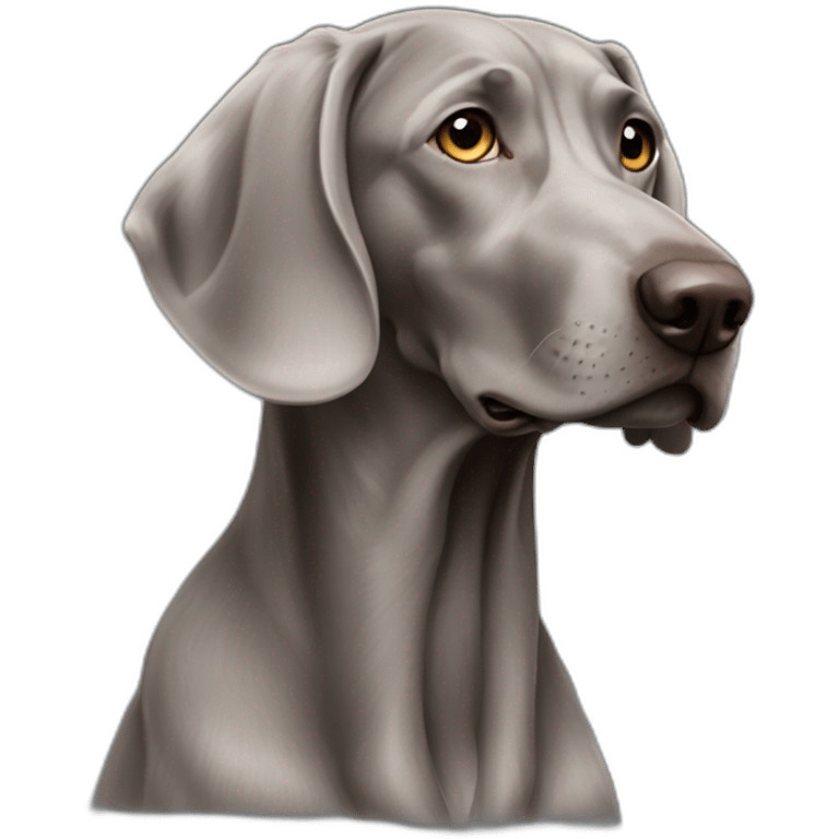 weimaraner longhair emoji