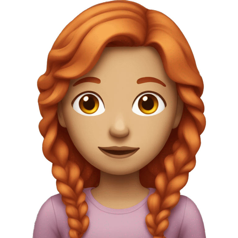 Red-haired girl emoji