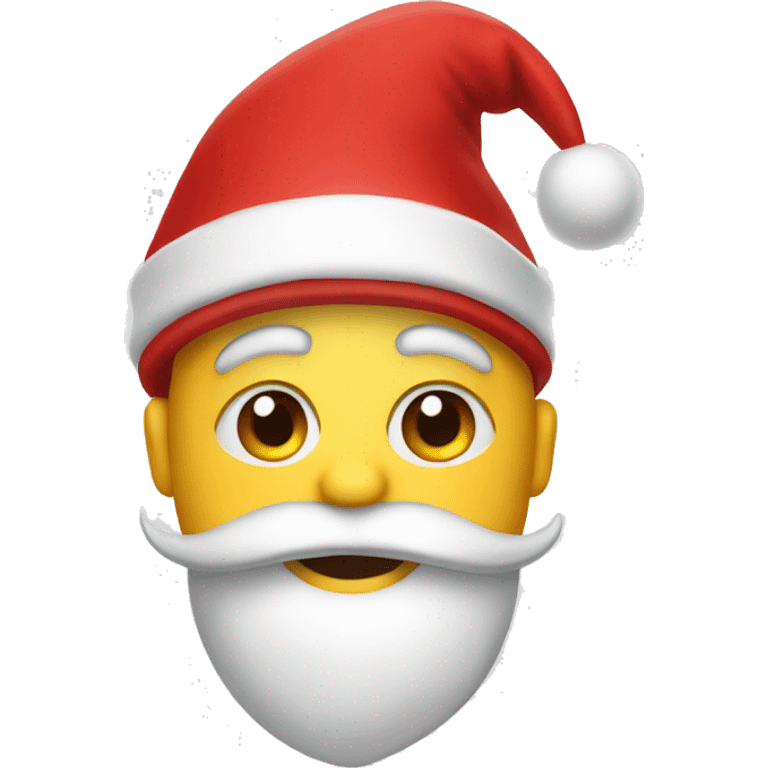 Cross on Santa Hat emoji