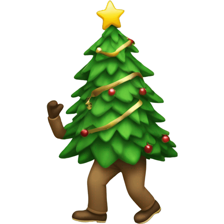 Christmas tree dancing  emoji