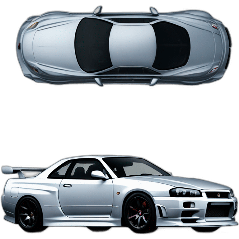 Nissan Skyline gtr r34 emoji