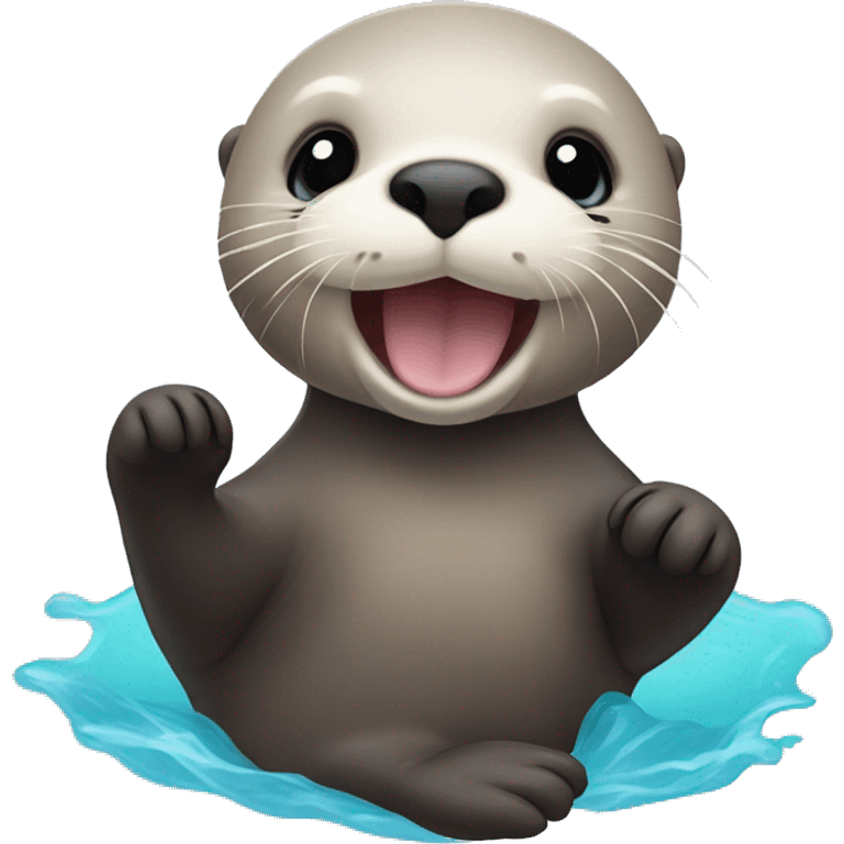 Baby sea otter  emoji