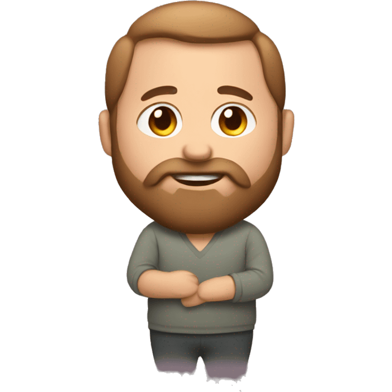 Bearded pregnant man emoji