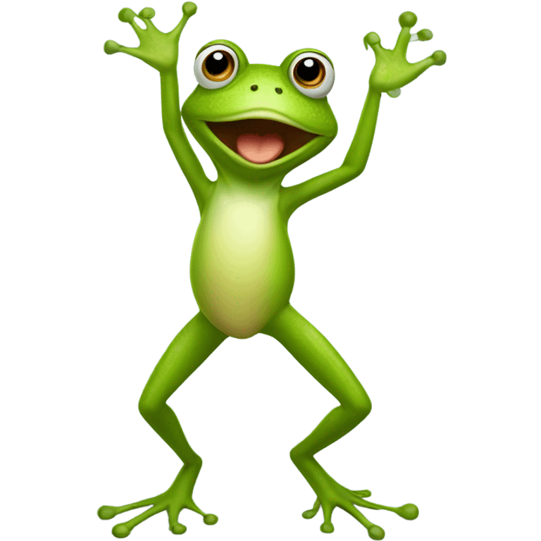 Frog dancing  emoji