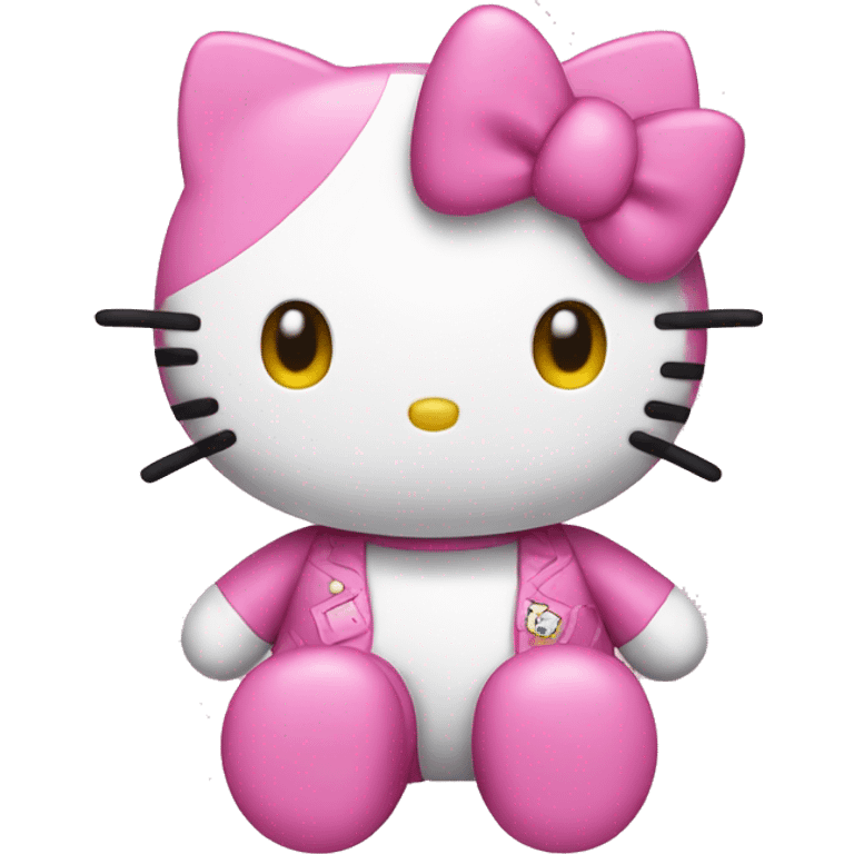 Pink hello kitty emoji