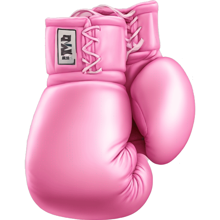 Light pink boxing glove  emoji