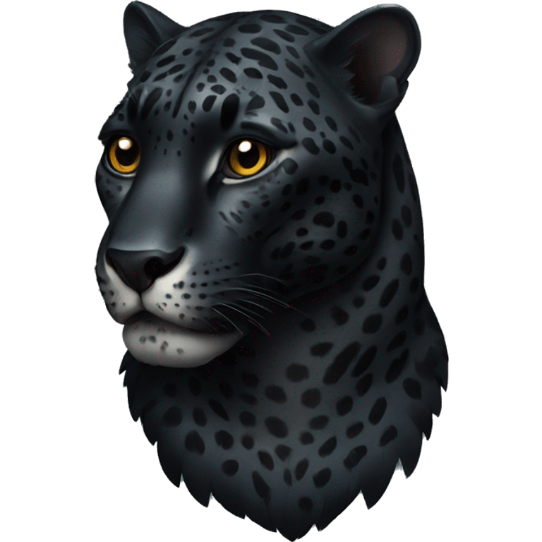 winged black jaguar emoji