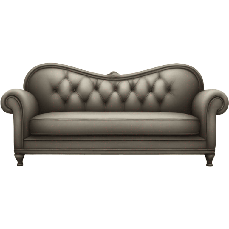 sofa white vintage emoji