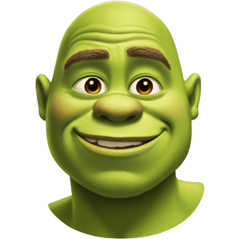 Shrek kising you  emoji