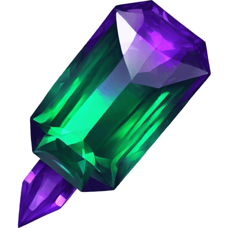 Purple emerald  emoji