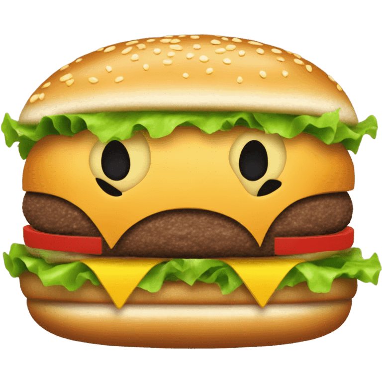 burger race car emoji