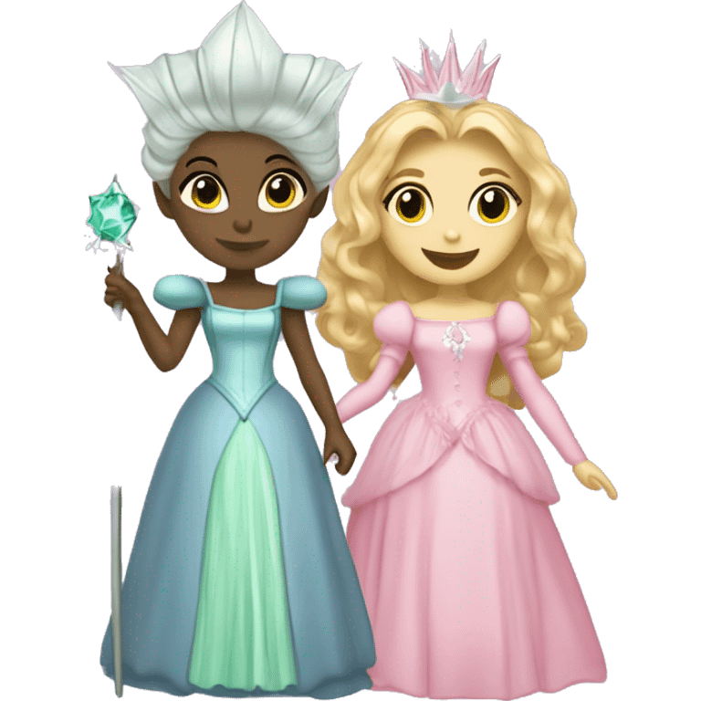 Glinda the good witch and Elphiba   emoji