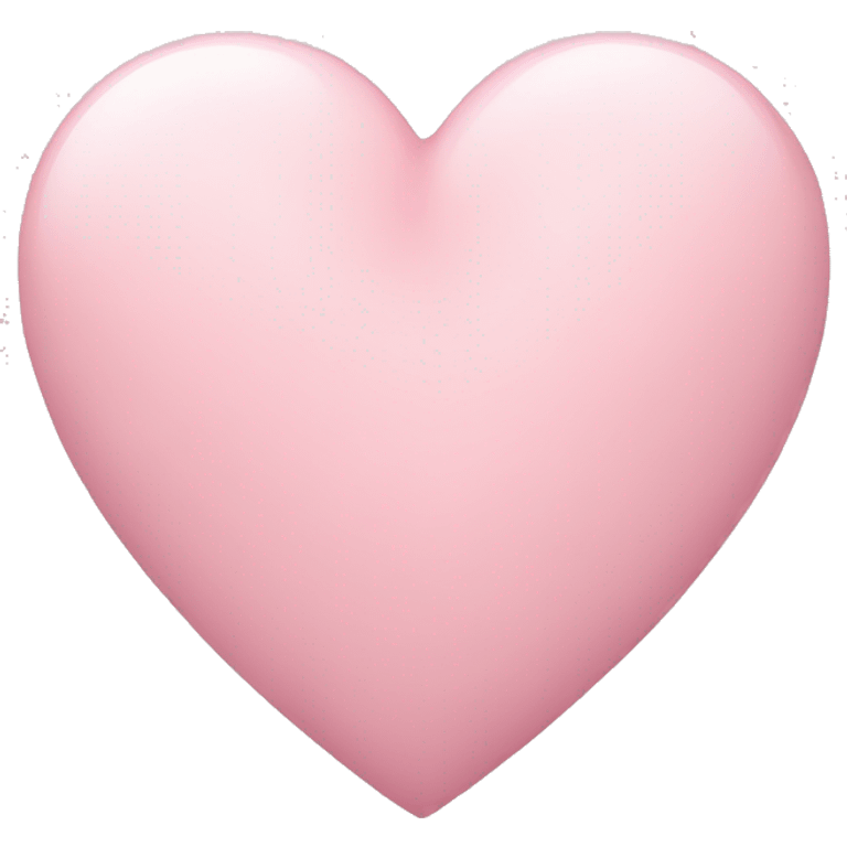 pastel pink heart emoji