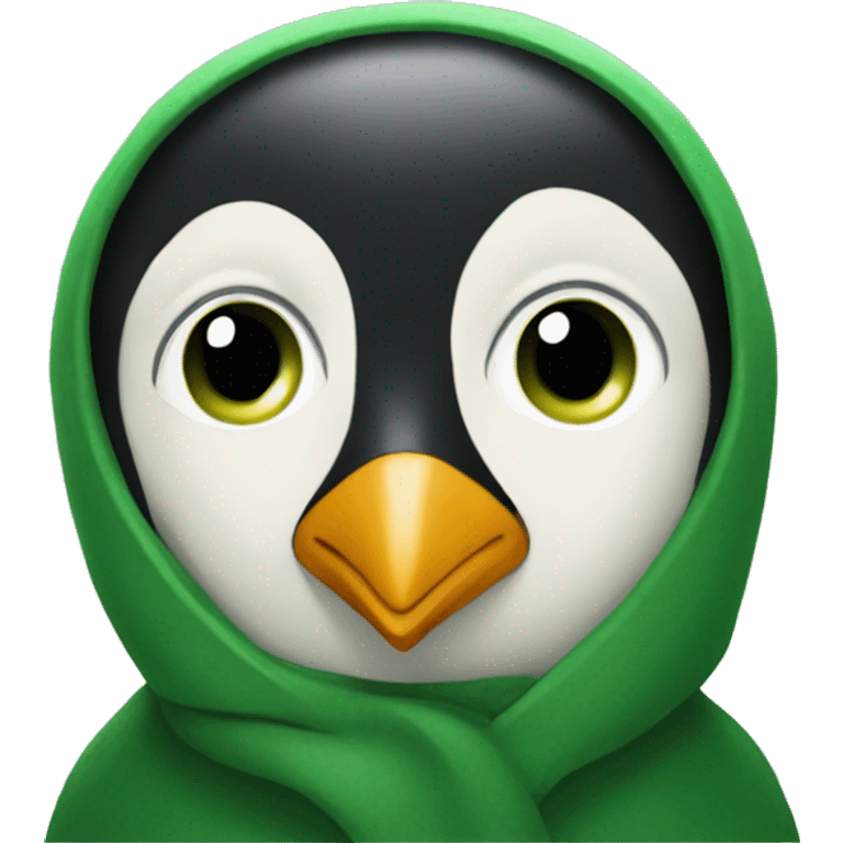 green pinguin emoji