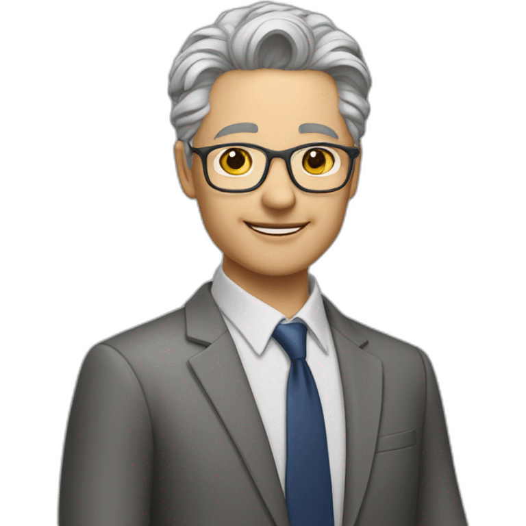 School reunion oriental grey hair teacher emoji