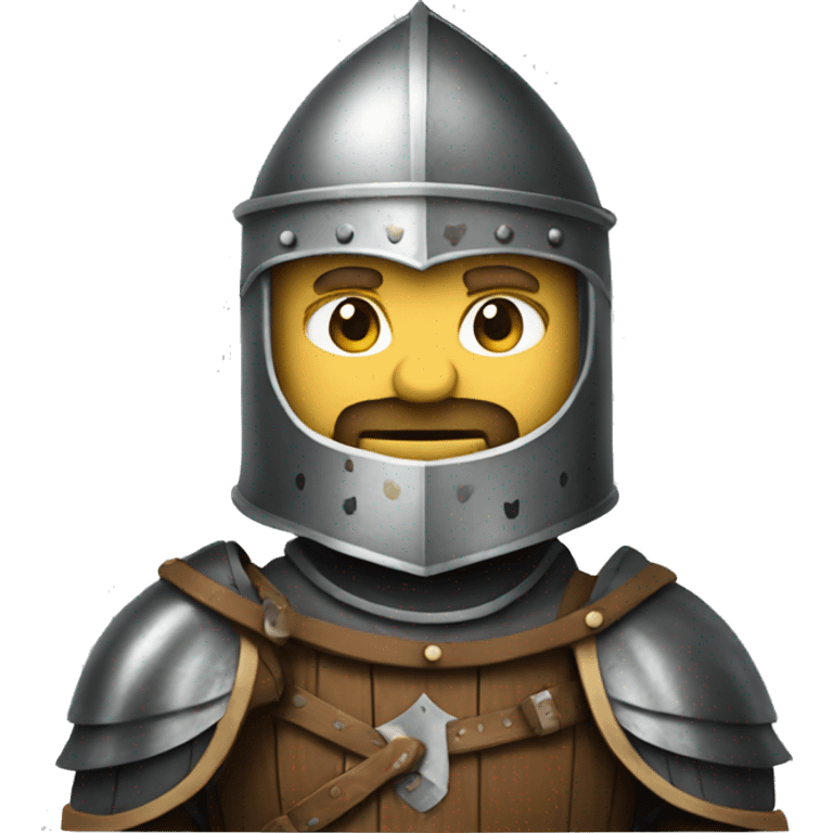 Medieval knight emoji