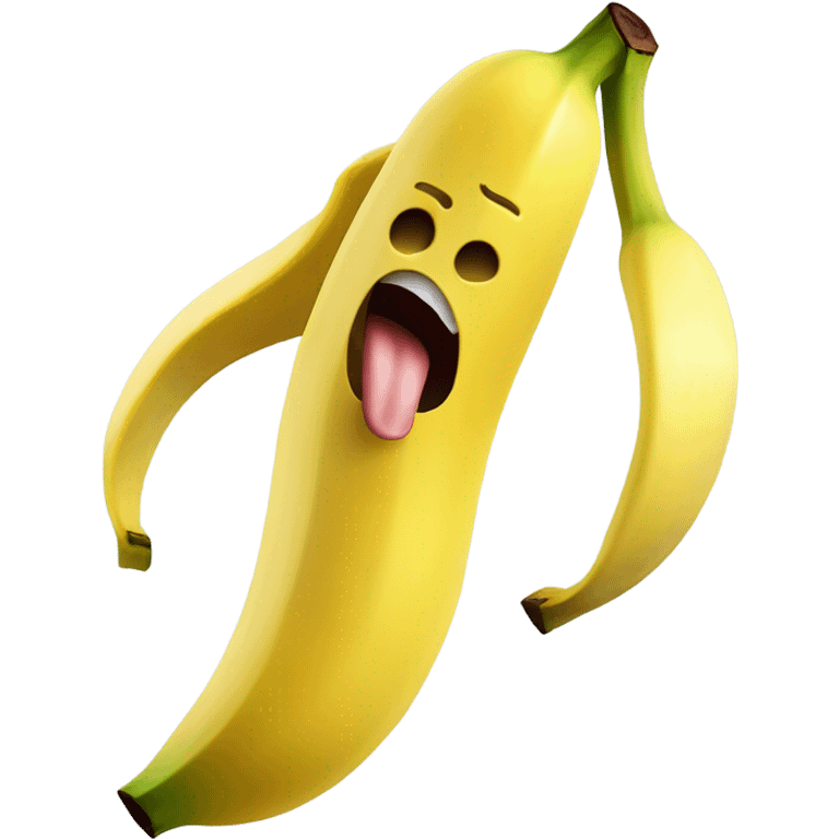 Banana screaming emoji