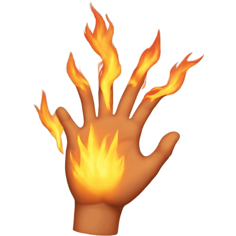 Hand-Like-fire emoji