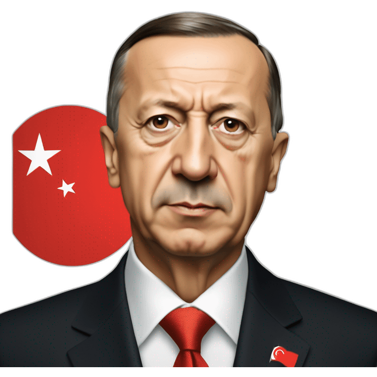 a-portrait-of-recep-tayyip-erdogan-looking-at-turkey-flag emoji