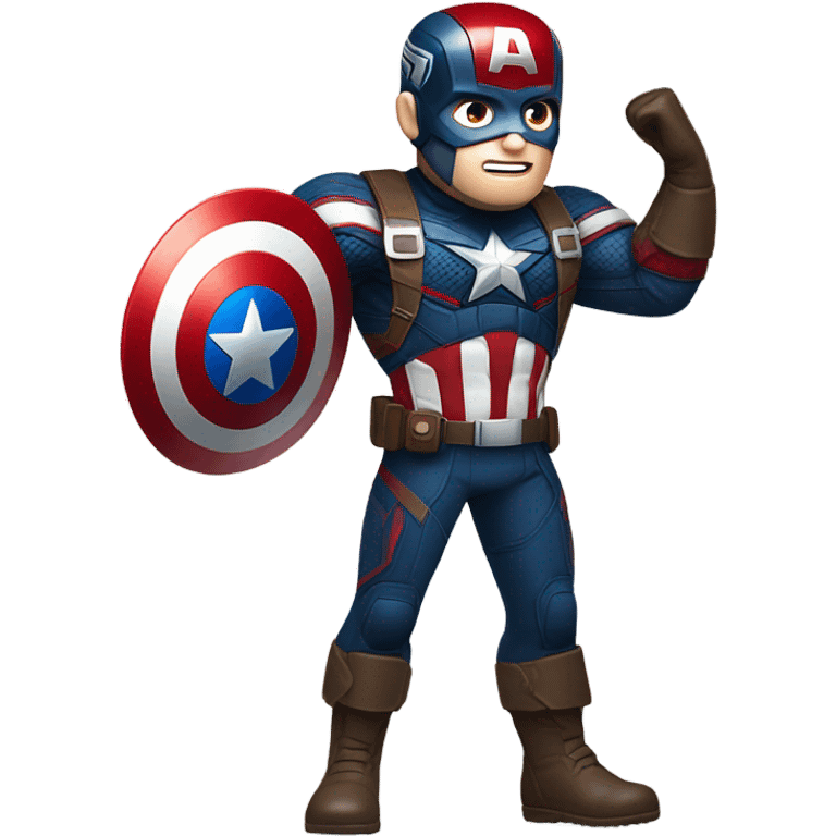 captain america full body emoji