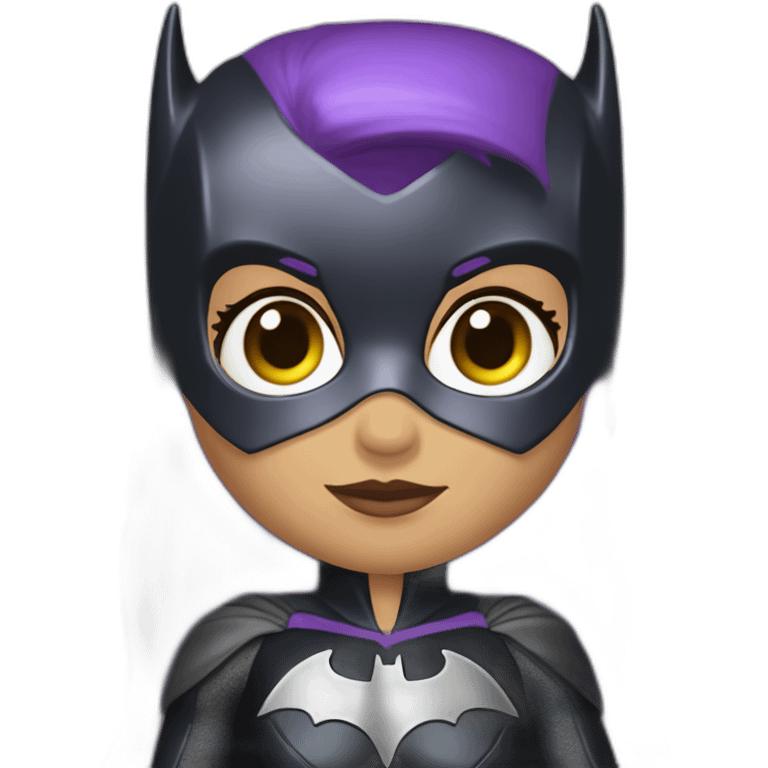 batgirl avec de l’argent emoji