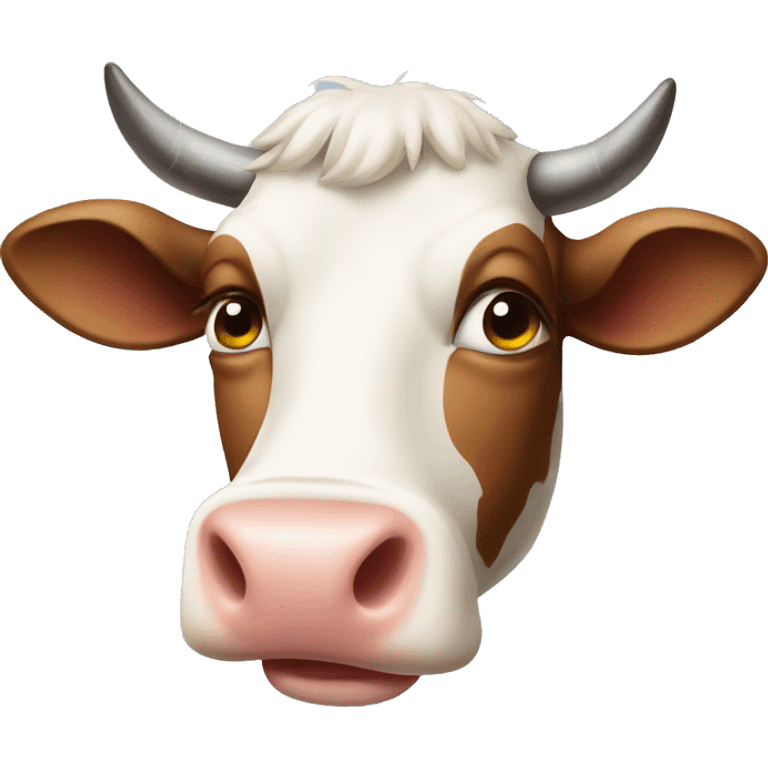 a cow emoji