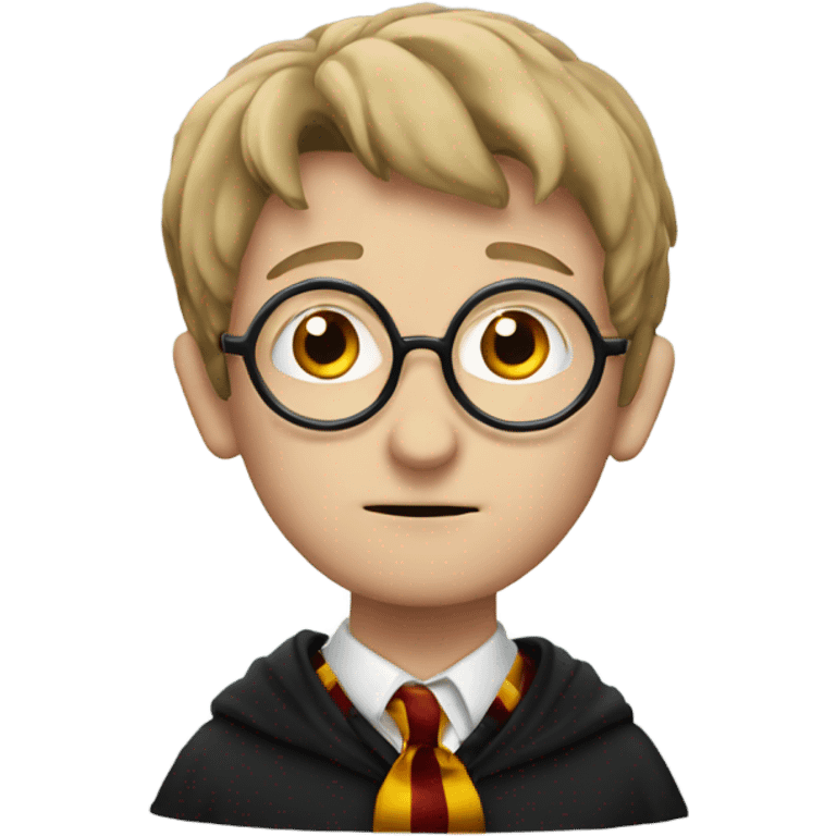 harry potter with bulb over head emoji