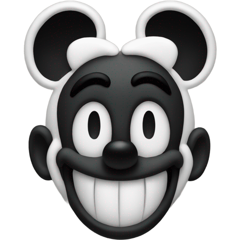 Evil Mickey Mouse emoji