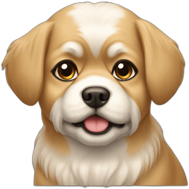 Pekinois dog emoji