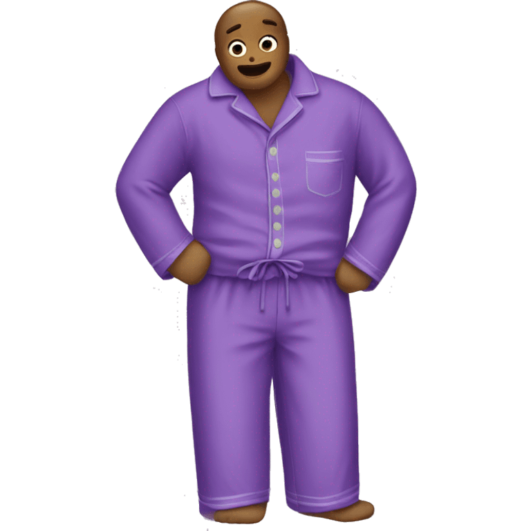  purple pajamas  emoji