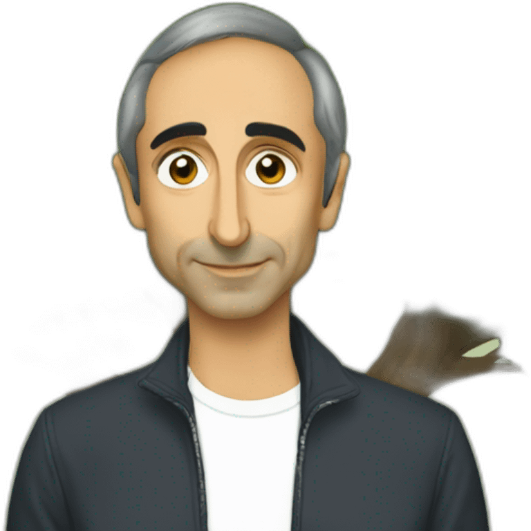 eric zemmour qui fait un calin avec un arbre emoji