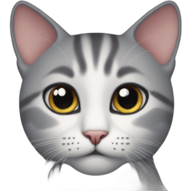 Cat stare at you emoji