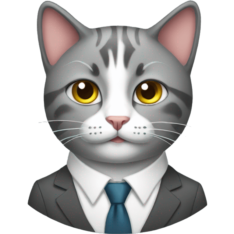 business cat emoji