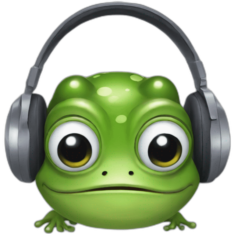 frog-with-headset emoji