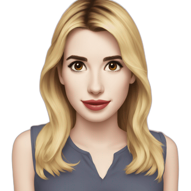 Emma Roberts emoji