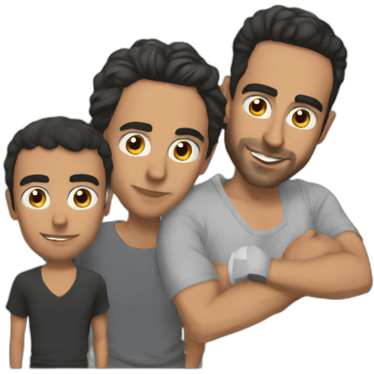 zemmour with jul and lacrim emoji