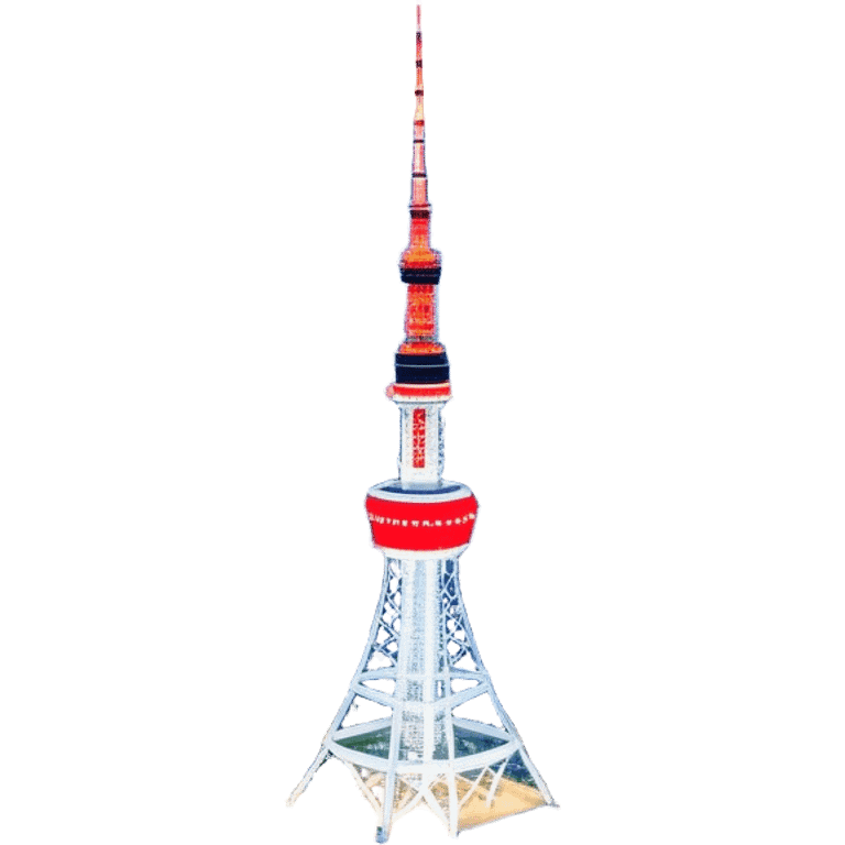 N Seoul Tower Landmark Emoji – Showing the tower atop Namsan Mountain with city lights in the background. emoji