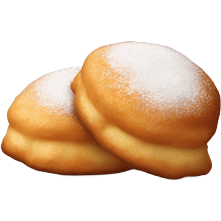 Realistic beignets  emoji