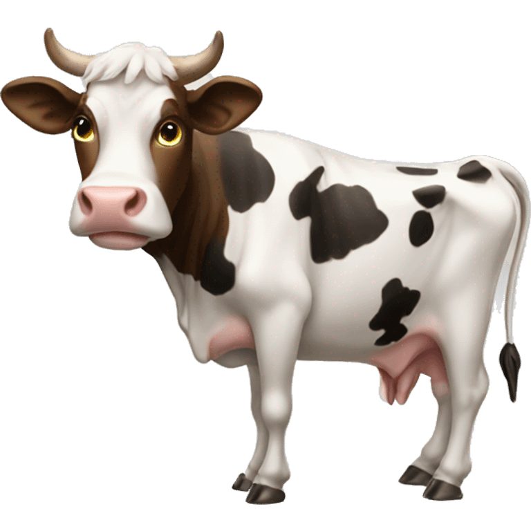 A cow with wings emoji