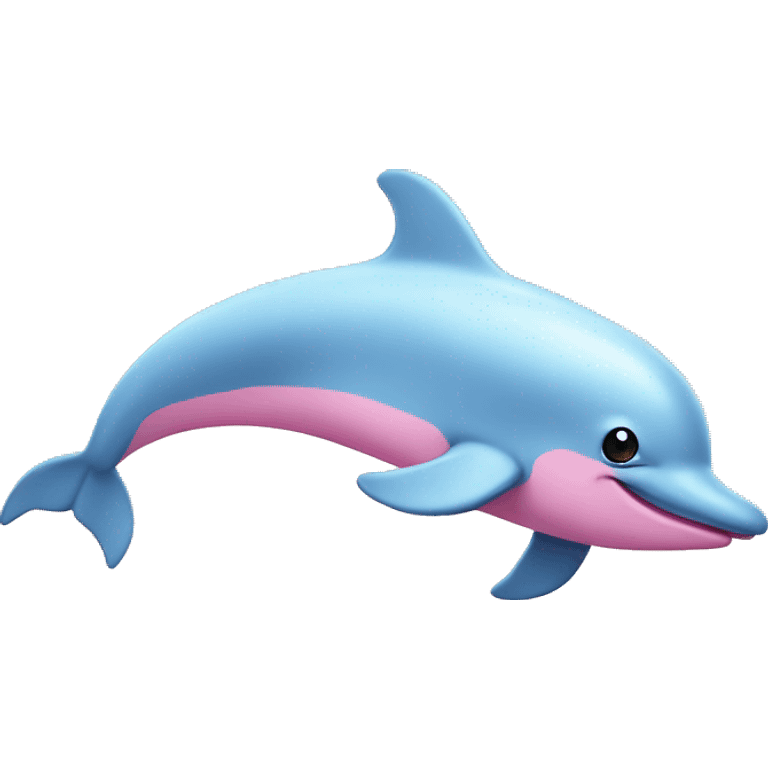 pink pastel dolphin emoji