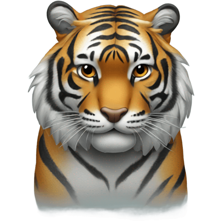 Tiger in fog emoji