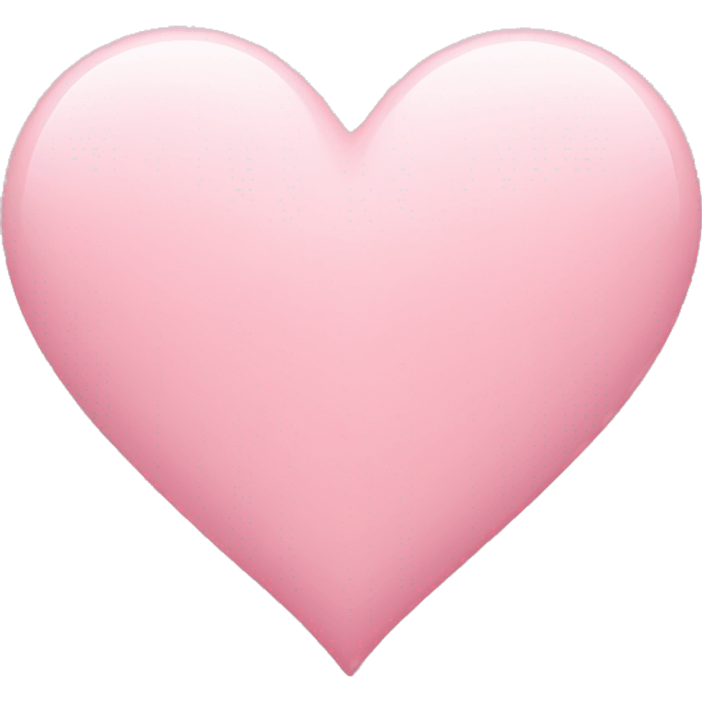 light pink heart emoji