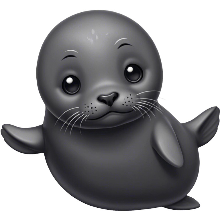 Cute but weird seal emoji