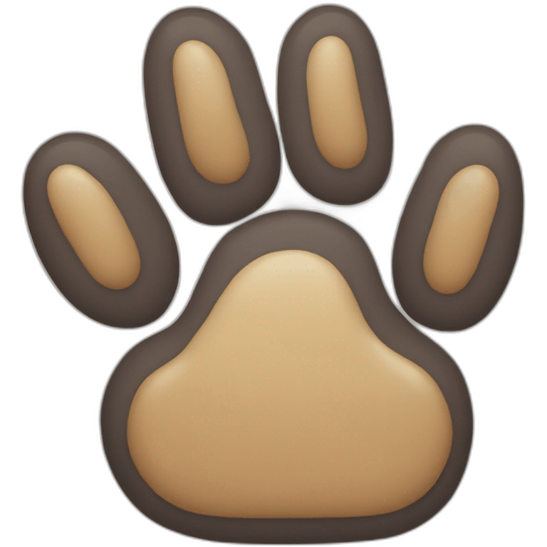 dog paw down emoji