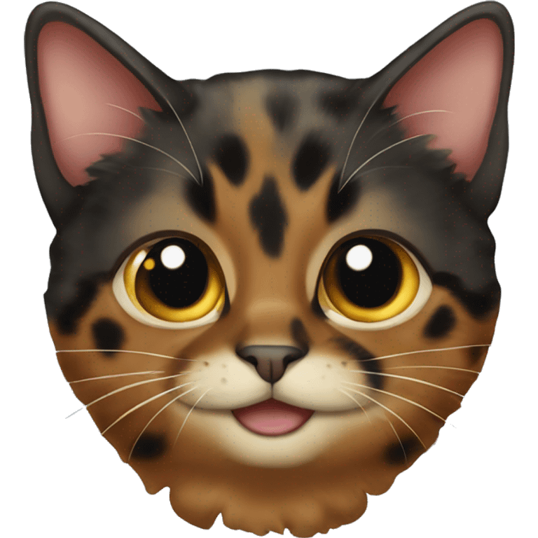 tortoiseshell cat  emoji