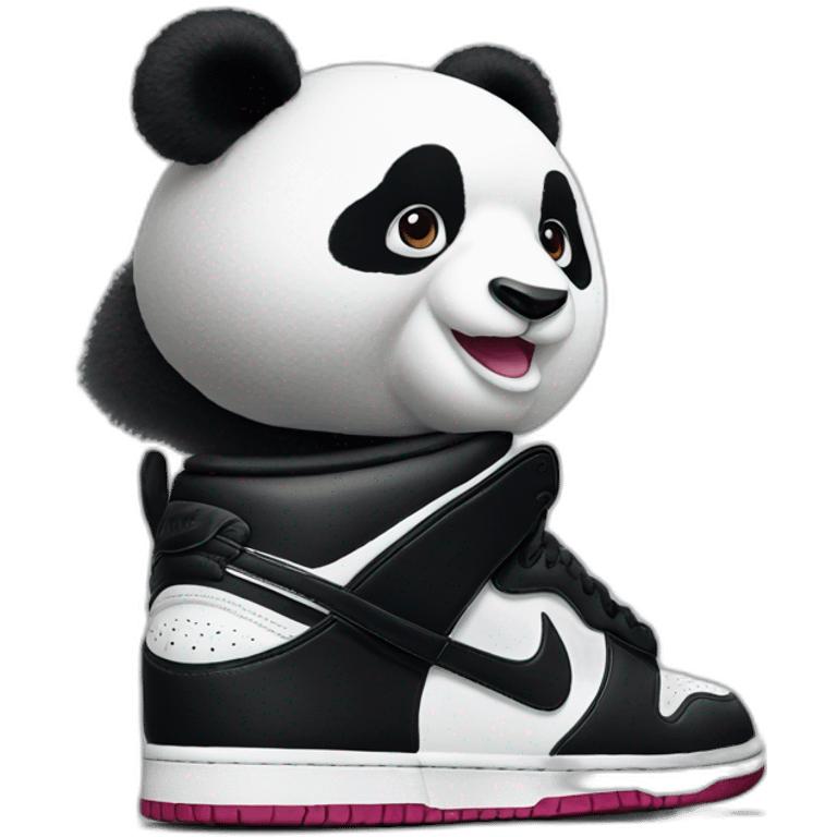 Nike panda dunks emoji