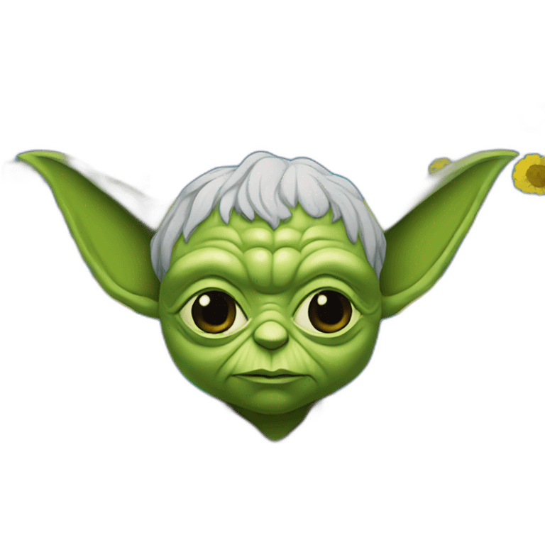 yoda  Ukraine flag emoji